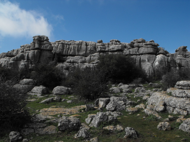 The spectacular rocks of El Torcal